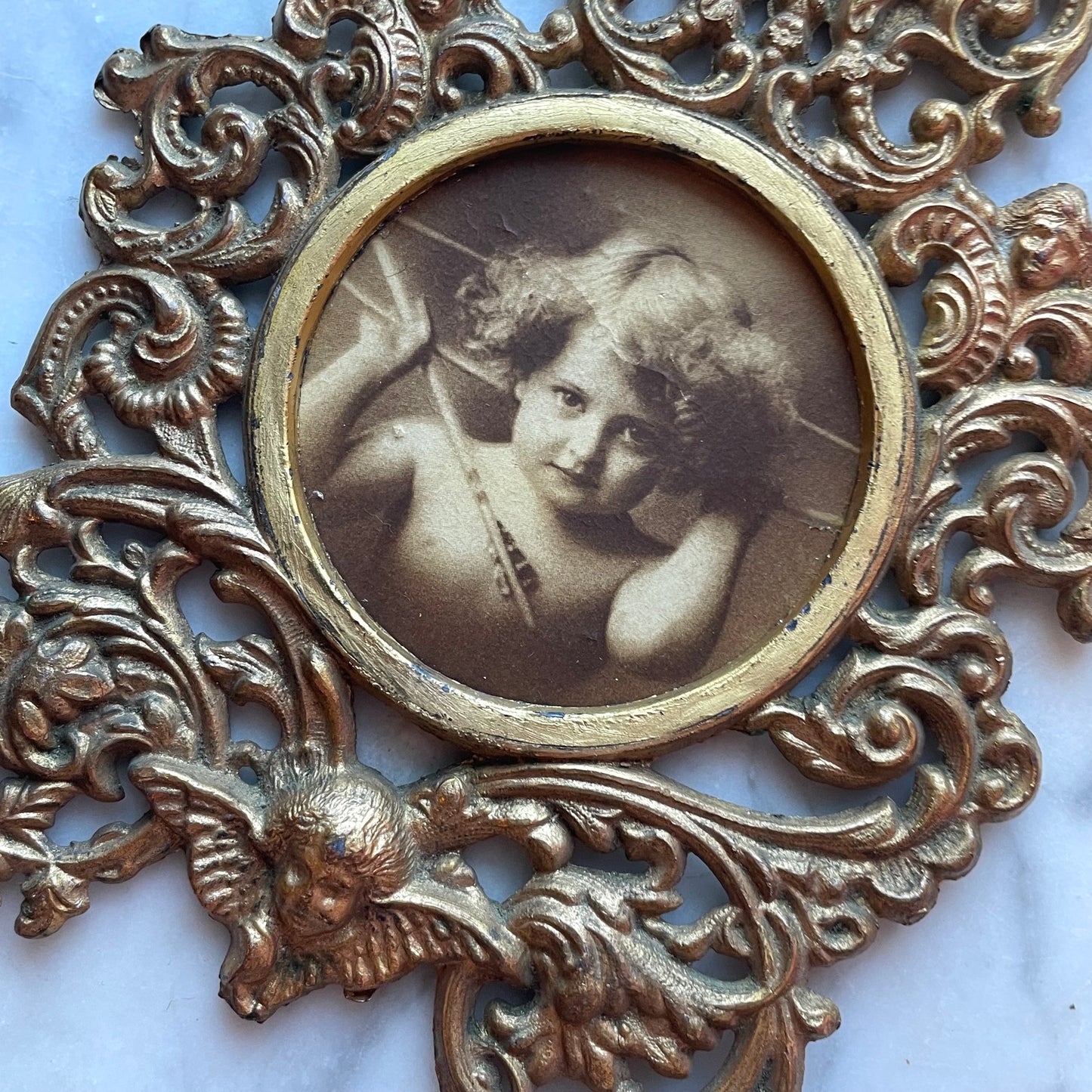 Baroque Revival Frame with Cupid