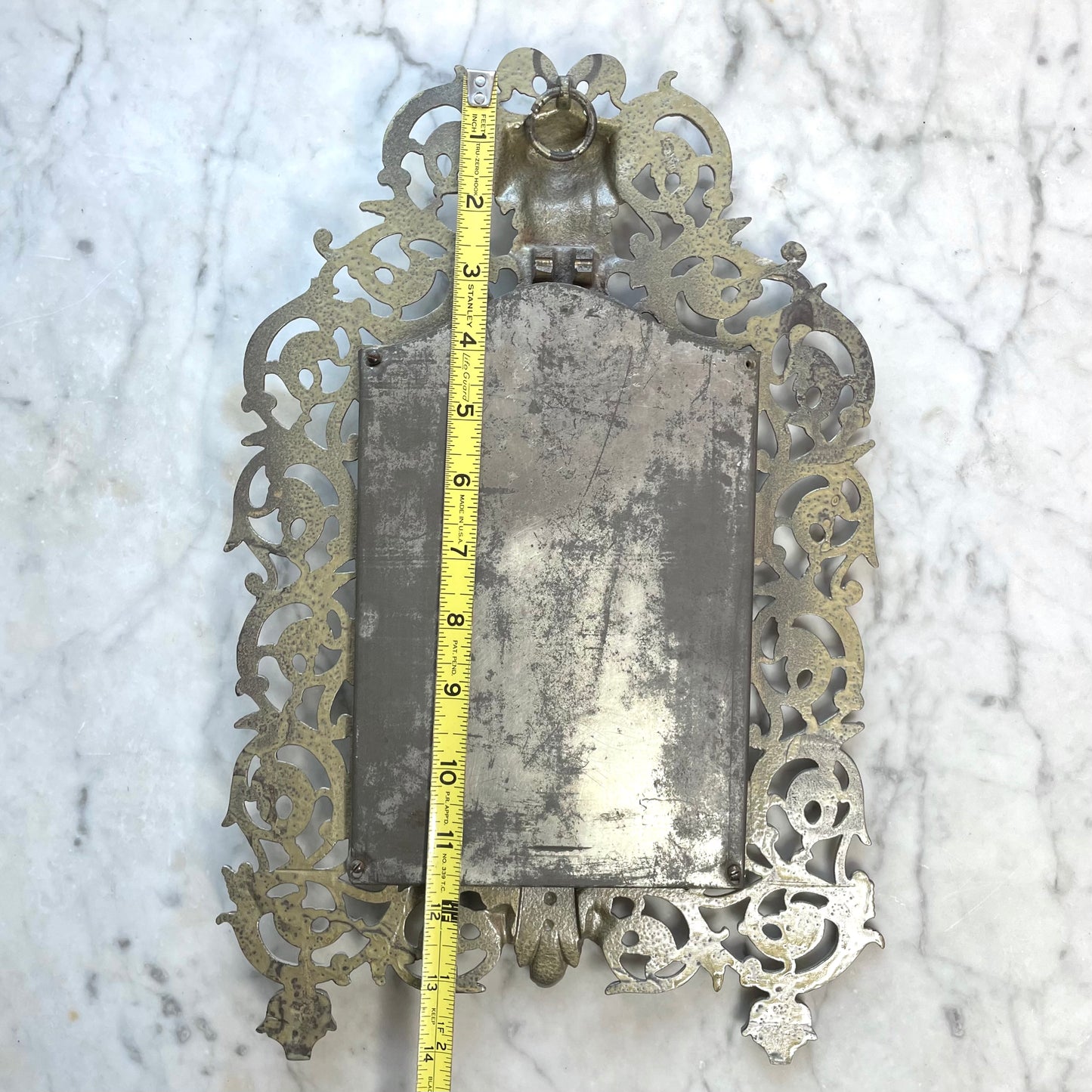 RESERVED Antique Bacchus Mirror