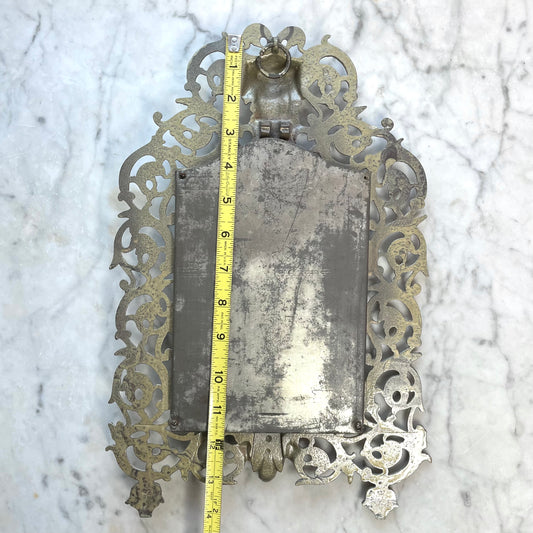 RESERVED Antique Bacchus Mirror