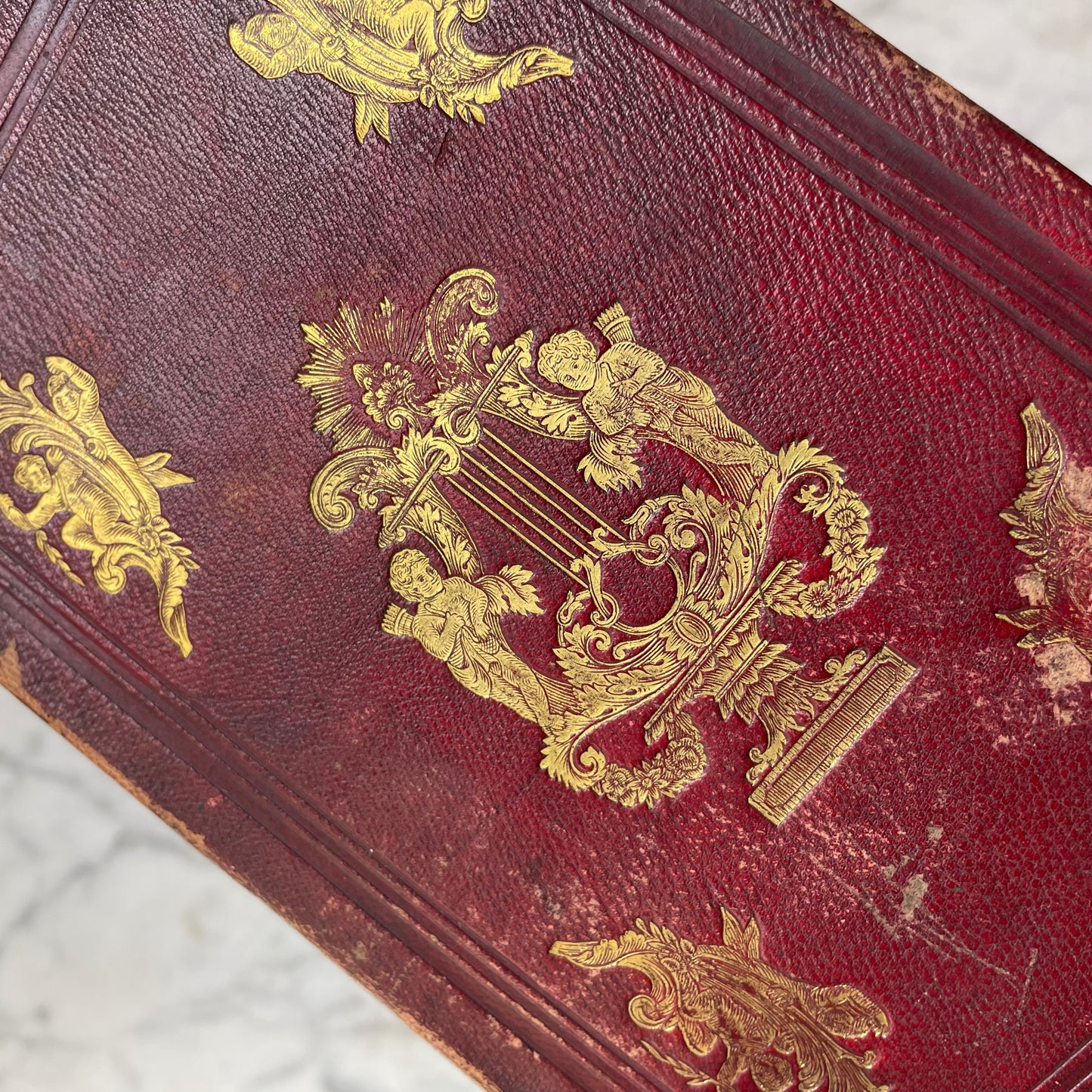 The Token & Atlantic Souvenir, 1840 | Victorian Leatherbound Gift Book