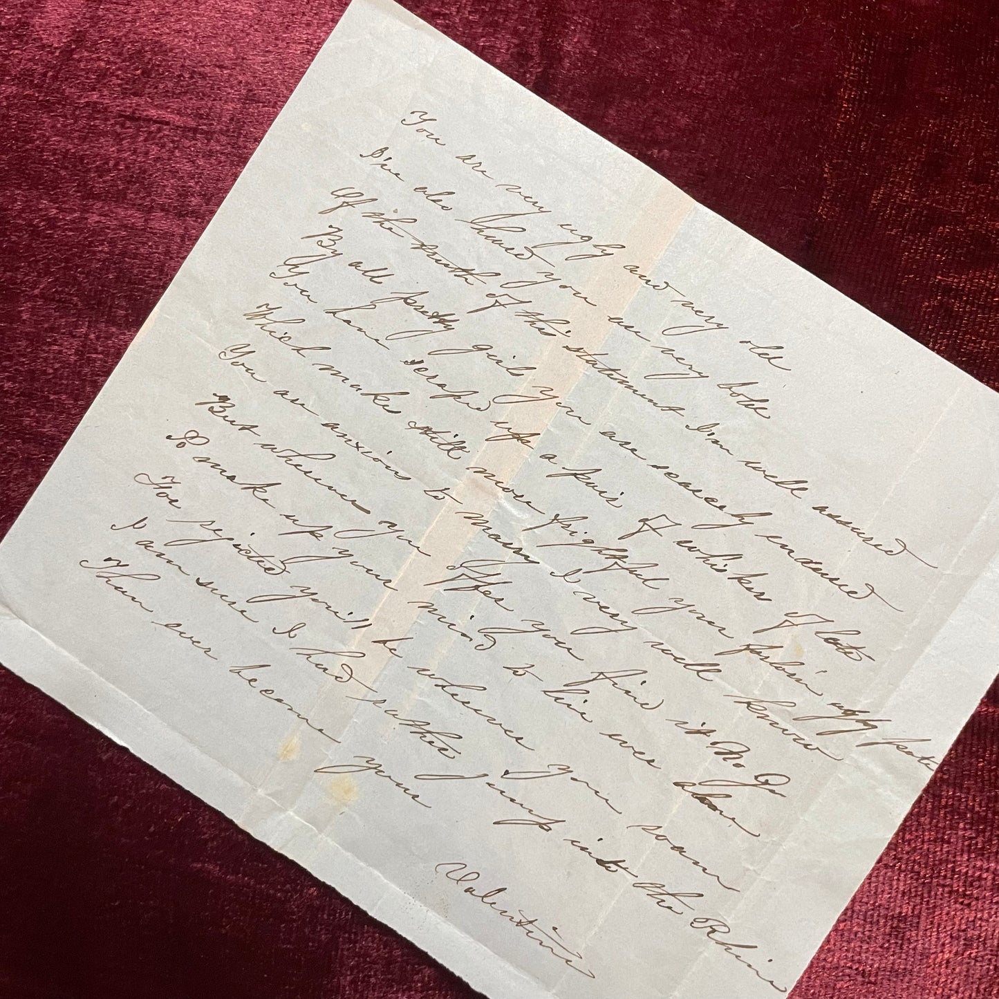 Victorian Vinegar Valentine