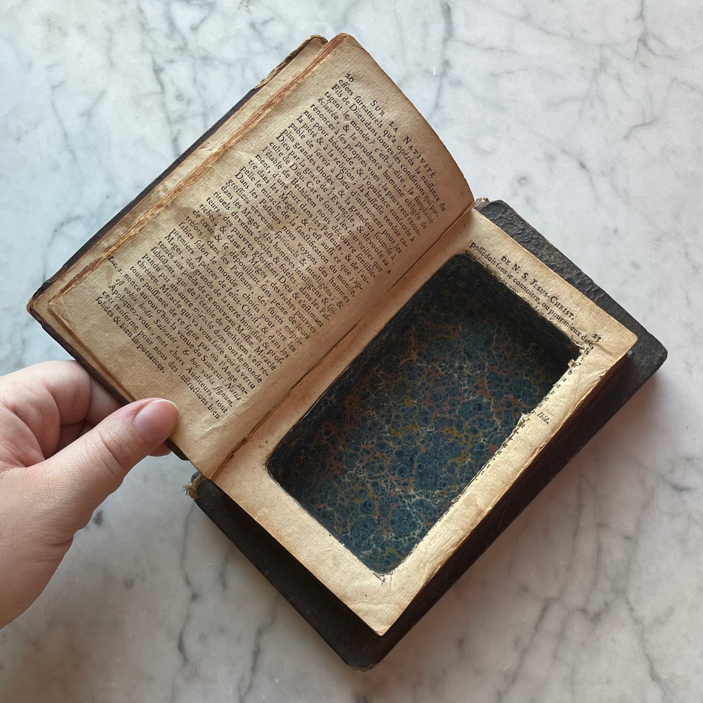 Antique Hollow Book Safe
