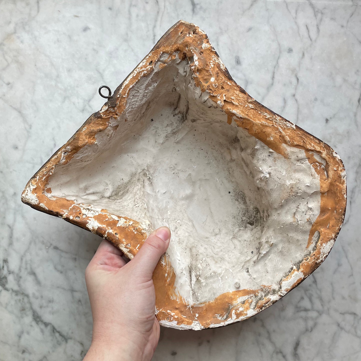 Antique Plaster Nun Wall Hanging