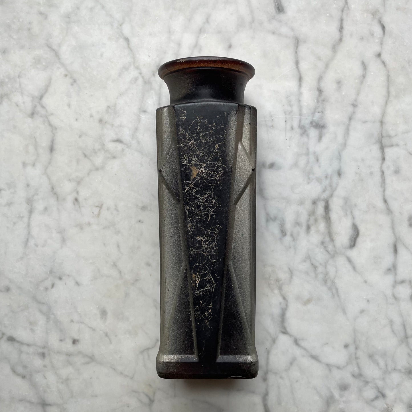 Art Deco Bouton Bath Crystal Bottle