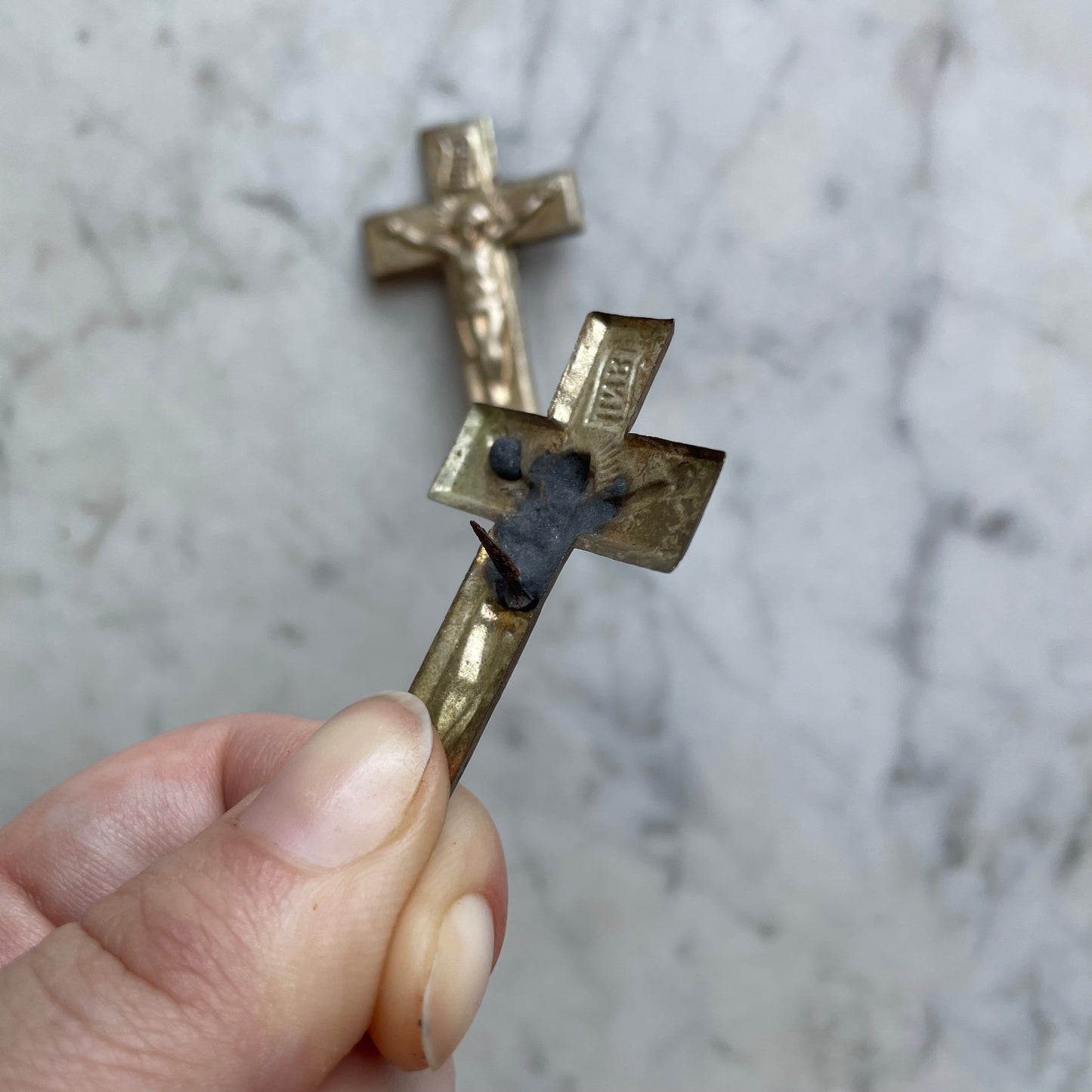 Crucifix Shaped Casket Ornaments