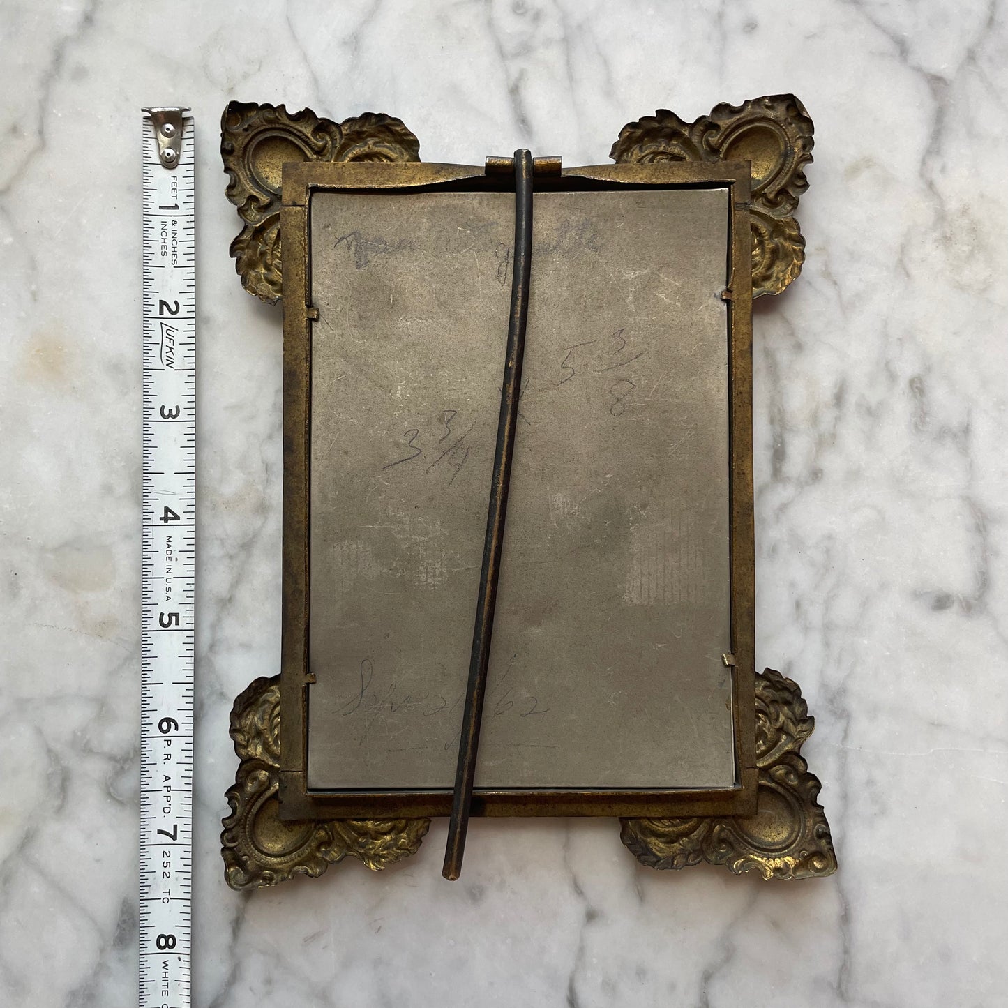 Antique Pet Portrait in Original Frame