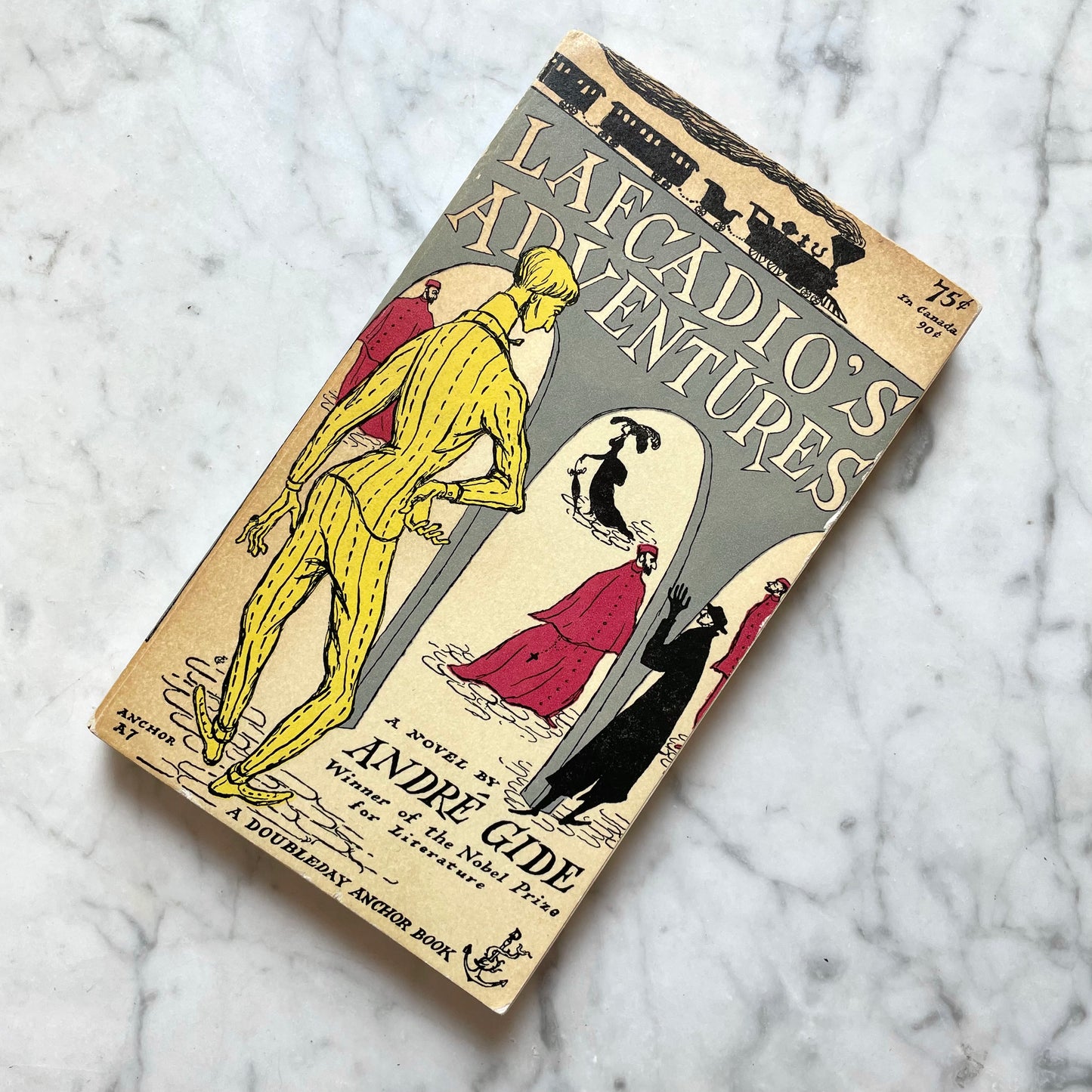 Edward Gorey Cover | Lafcadio’s Adventures by André Gide | 1953