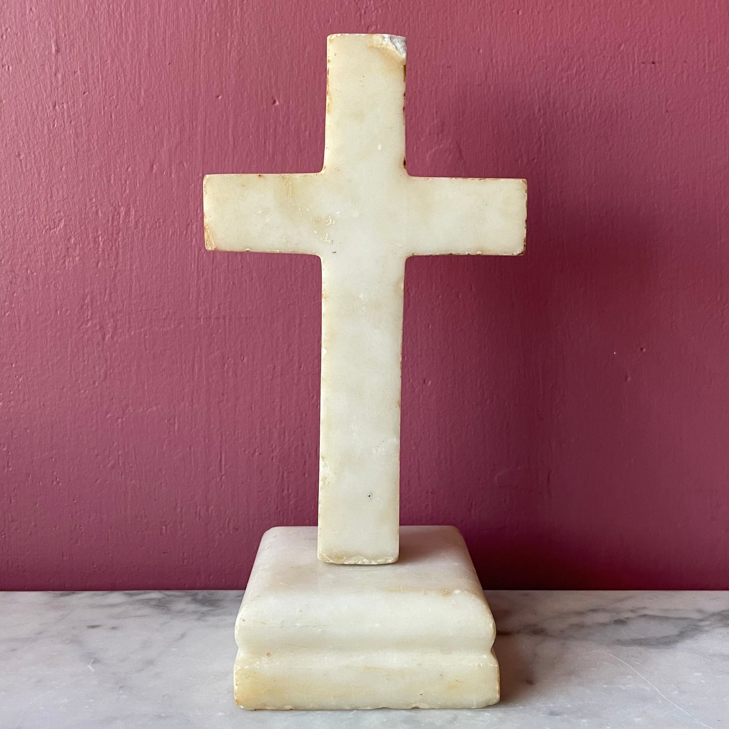 Antique Marble Cross