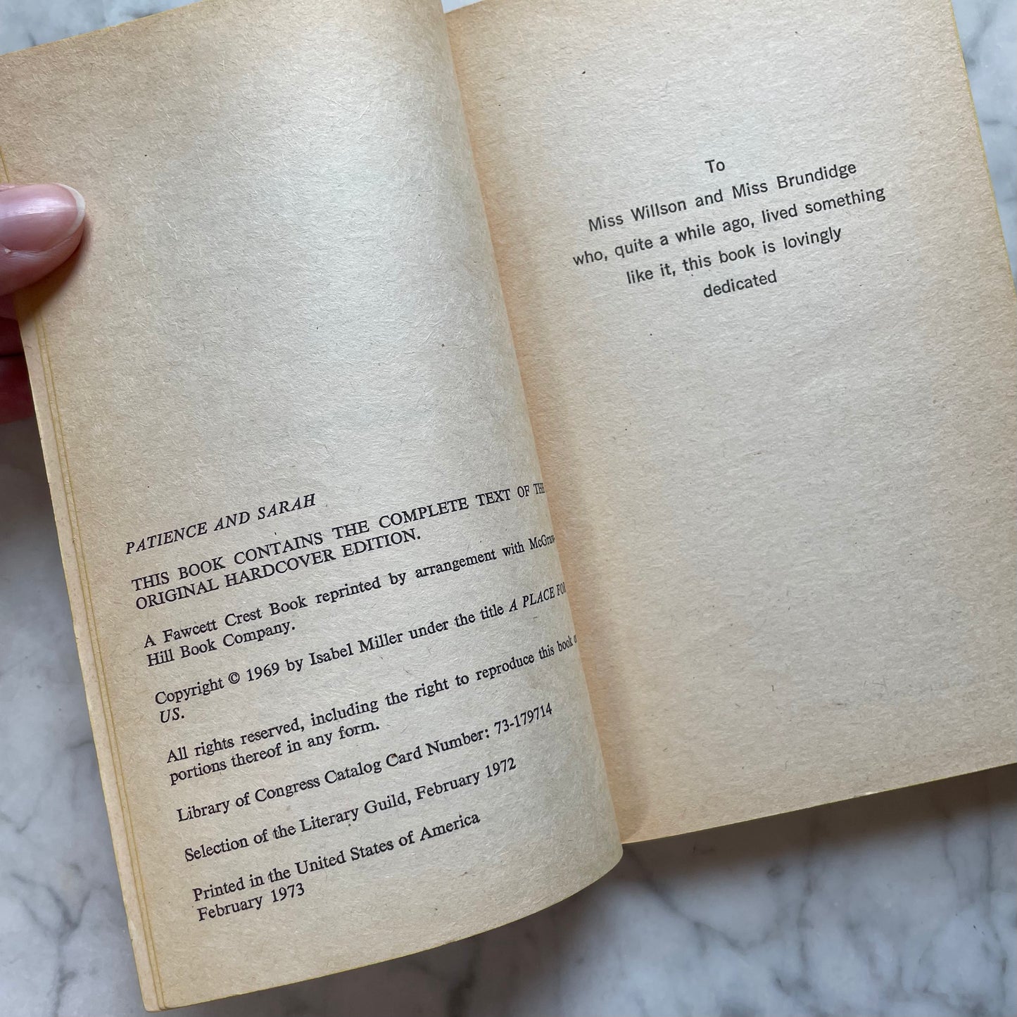 Patience & Sarah | Lesbian Fiction by Isabel Miller
