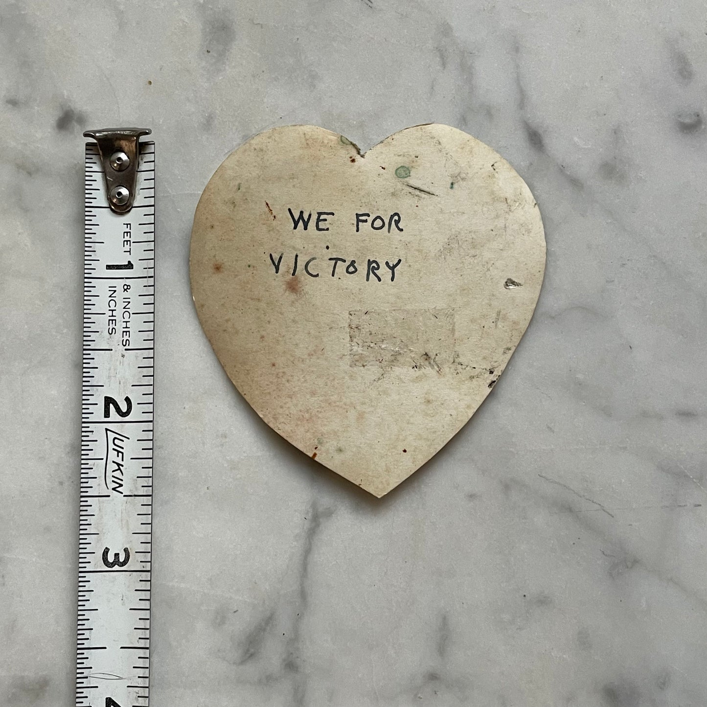 Heart Shaped Snapshot of Two Men | Gay Interest Vintage Photo