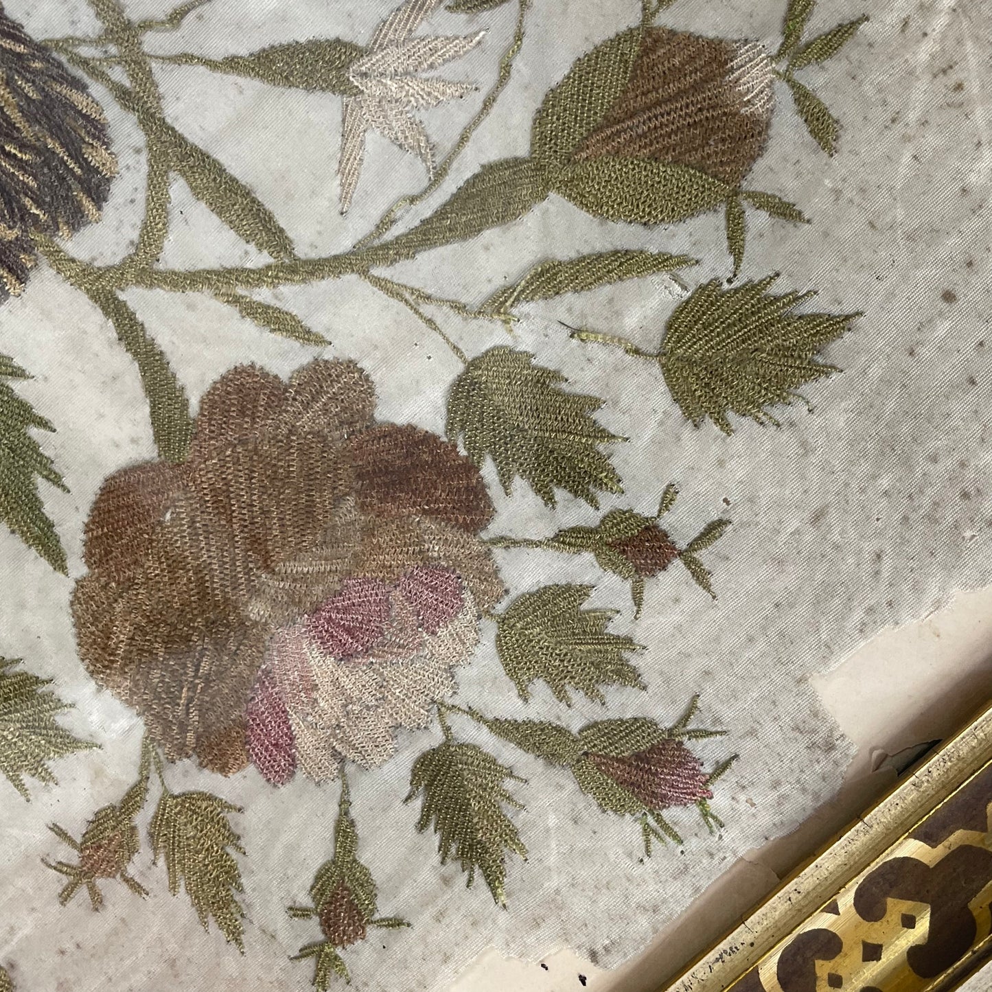Early Victorian Floral Embroidery