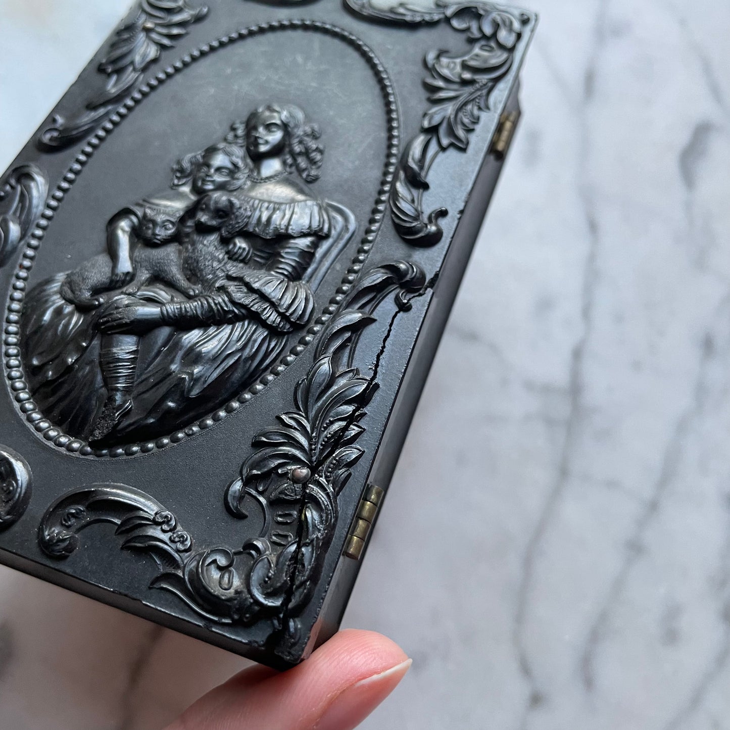 Four Ambrotype Photos in Thermoplastic Case