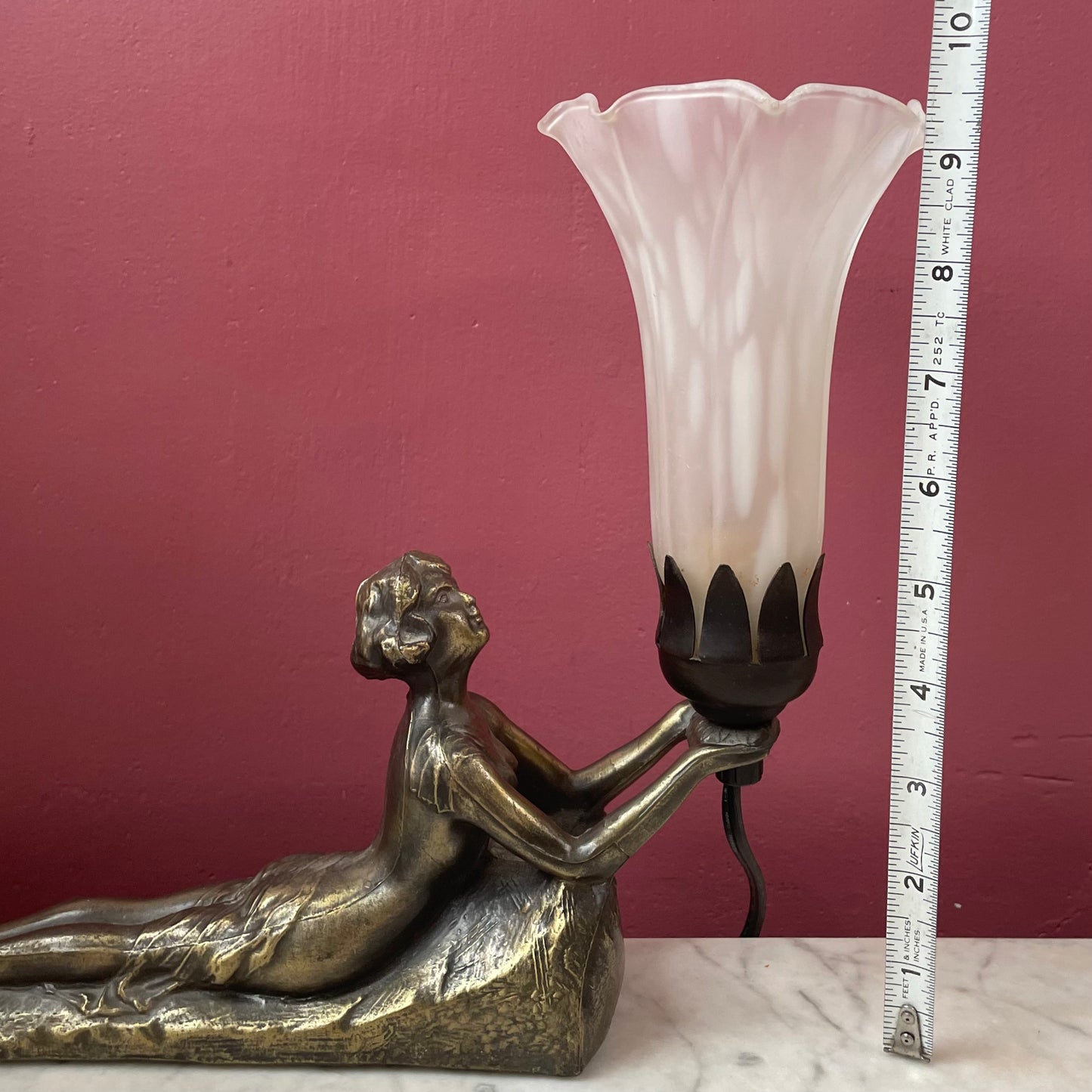 Art Deco Figural Lamp from Chandler