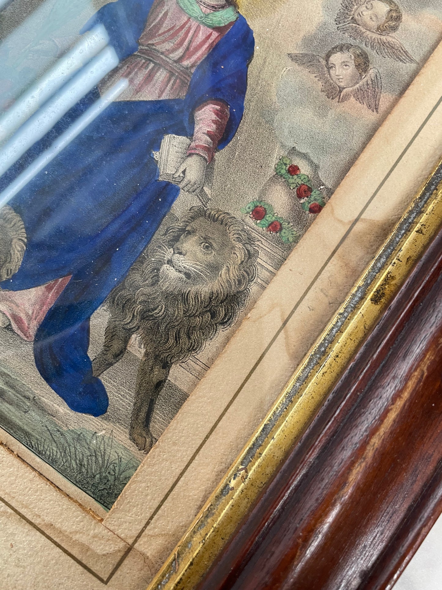 Saint Thecla | Hand Colored Victorian Print