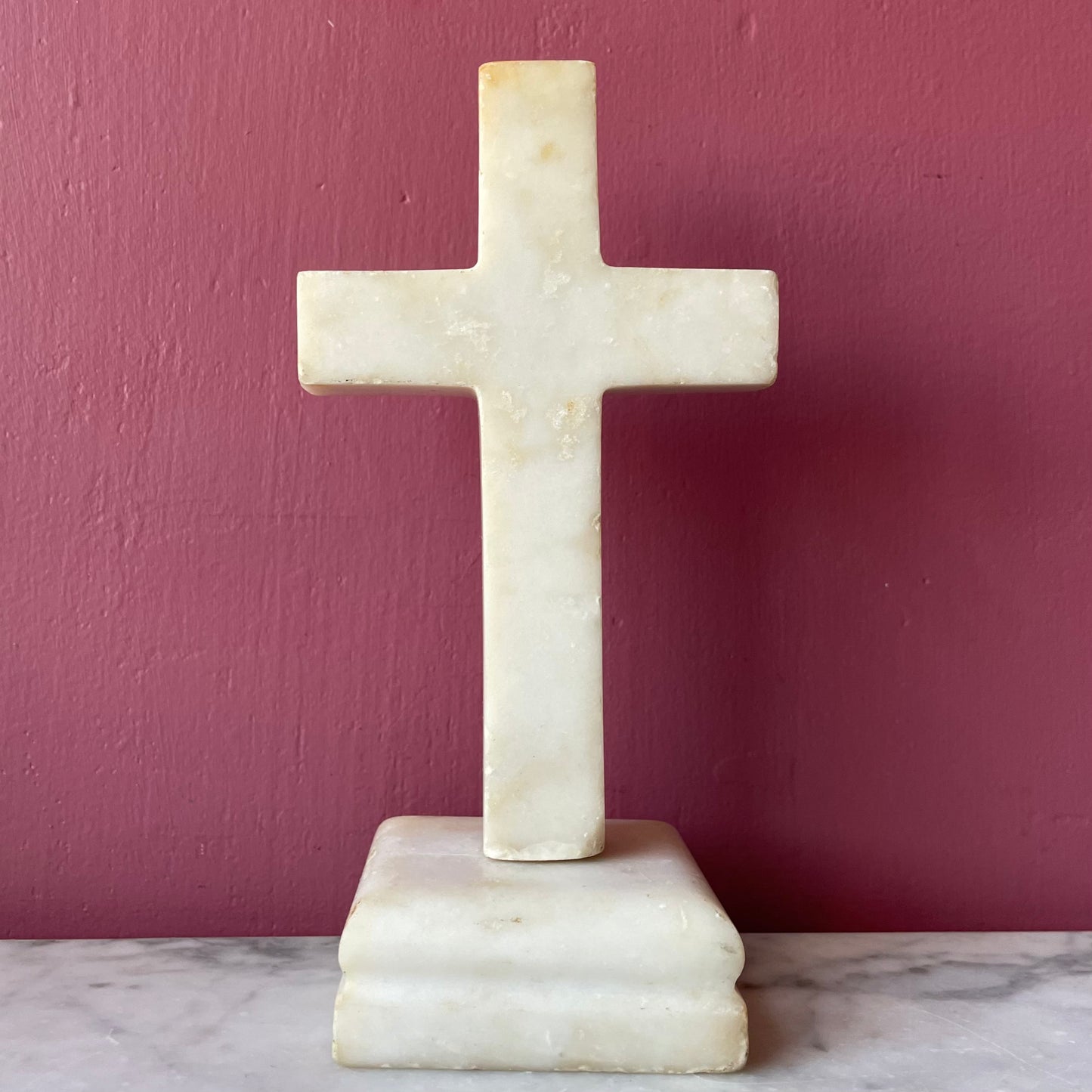 Antique Marble Cross