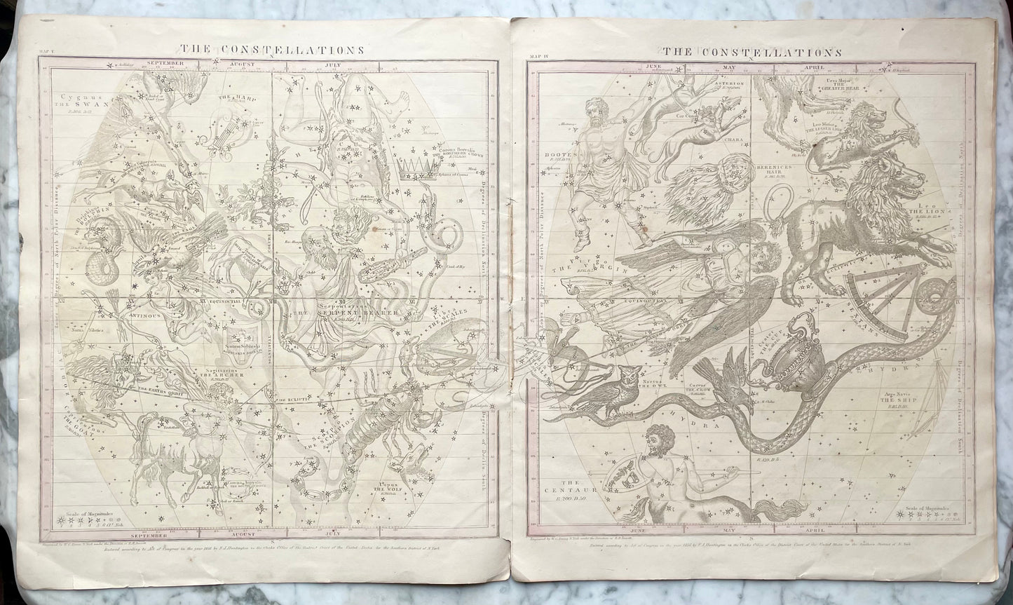 Atlas Designed to Illustrate Burritt’s Geography of the Heavens, 1856