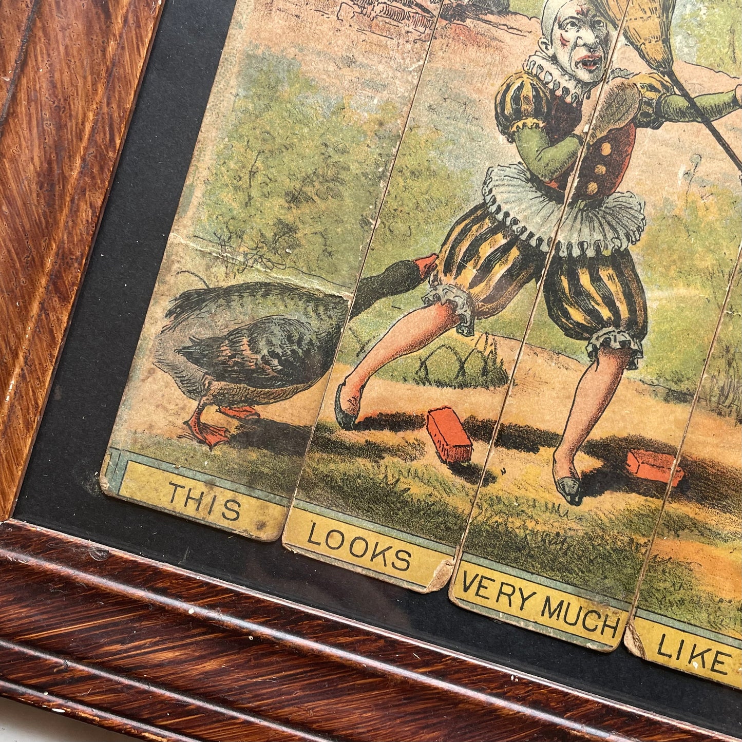 Victorian Witch Lithograph Puzzle Framed