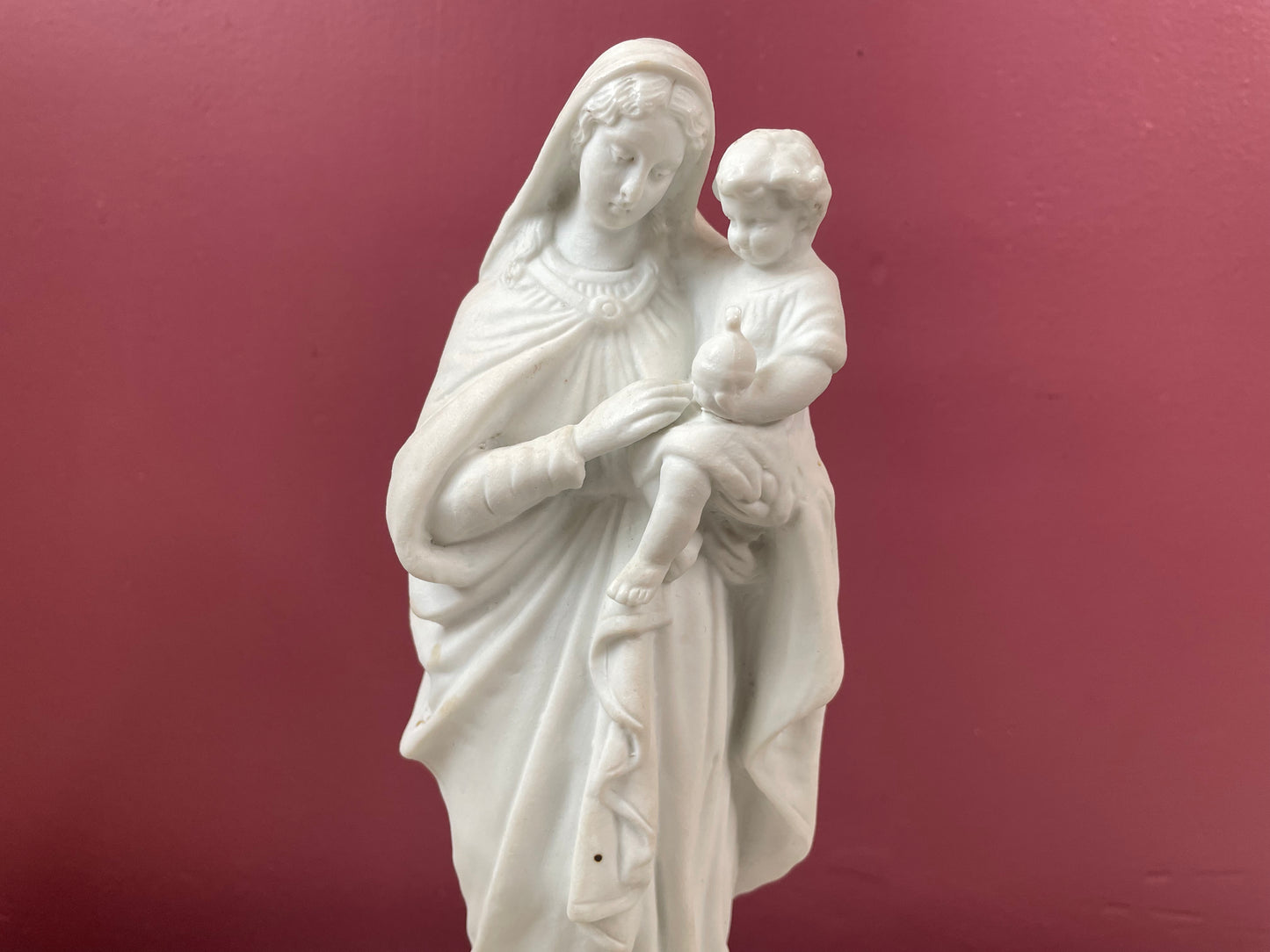 Antique Parian Statue of Mary