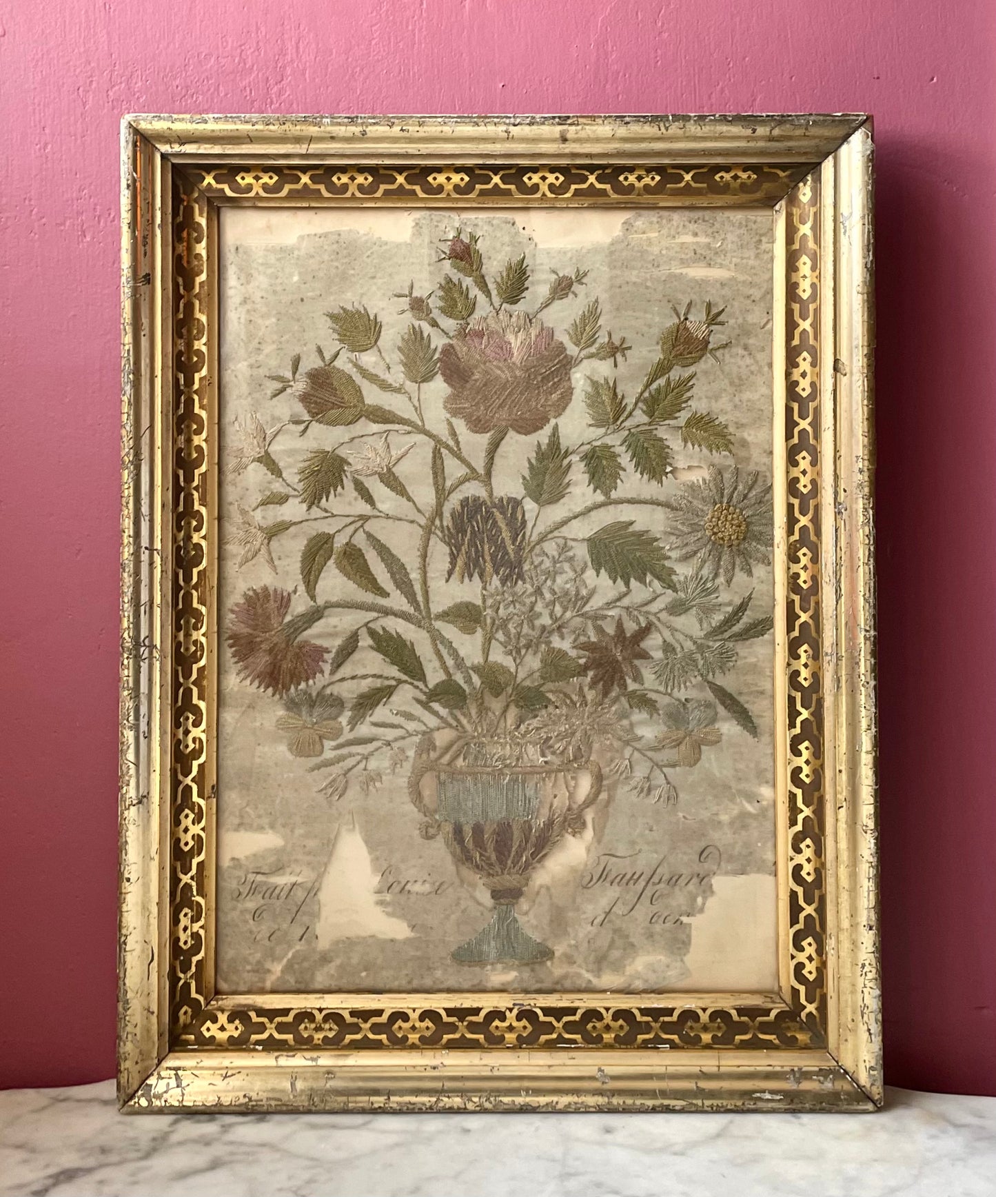 Early Victorian Floral Embroidery
