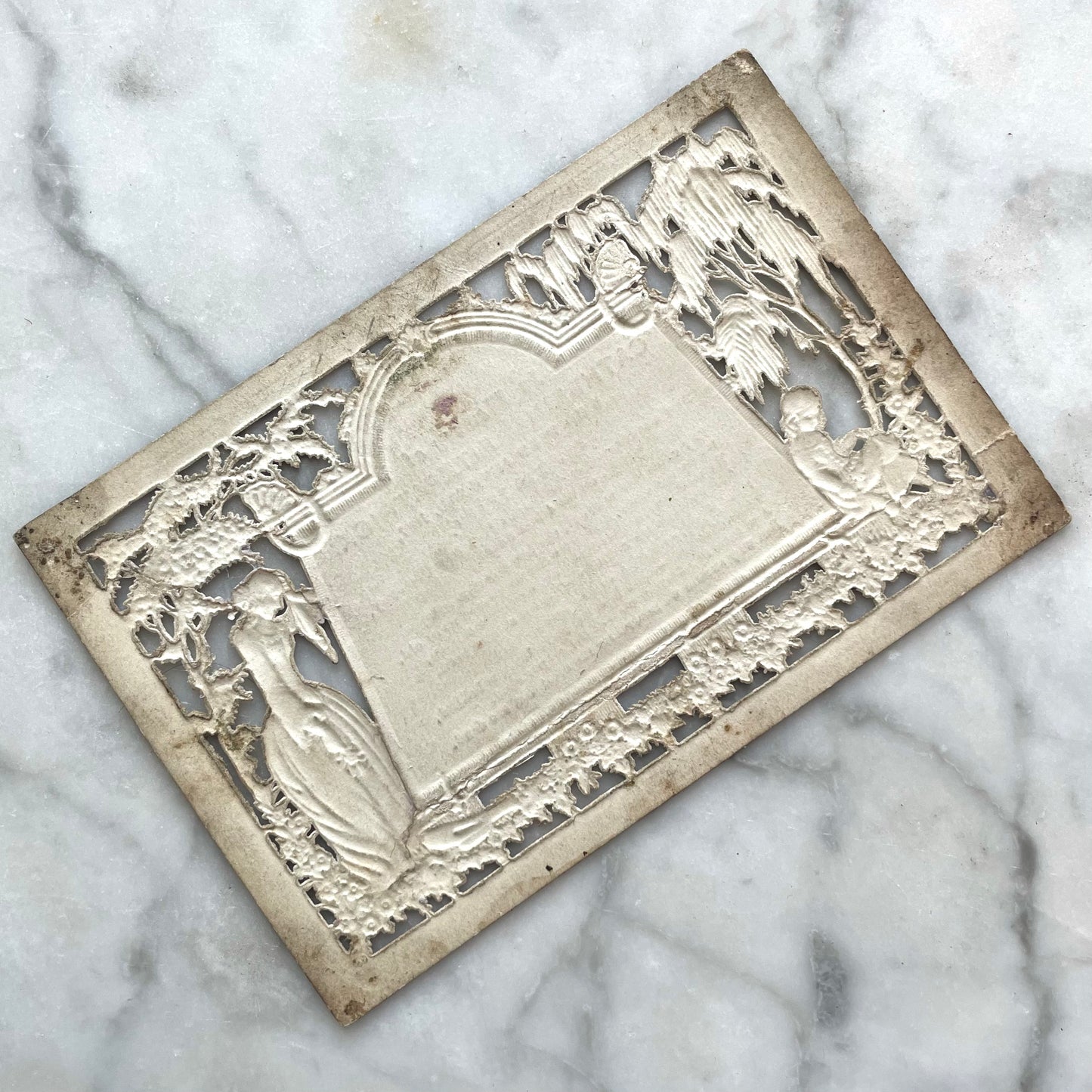Victorian Die Cut & Embossed Memorial