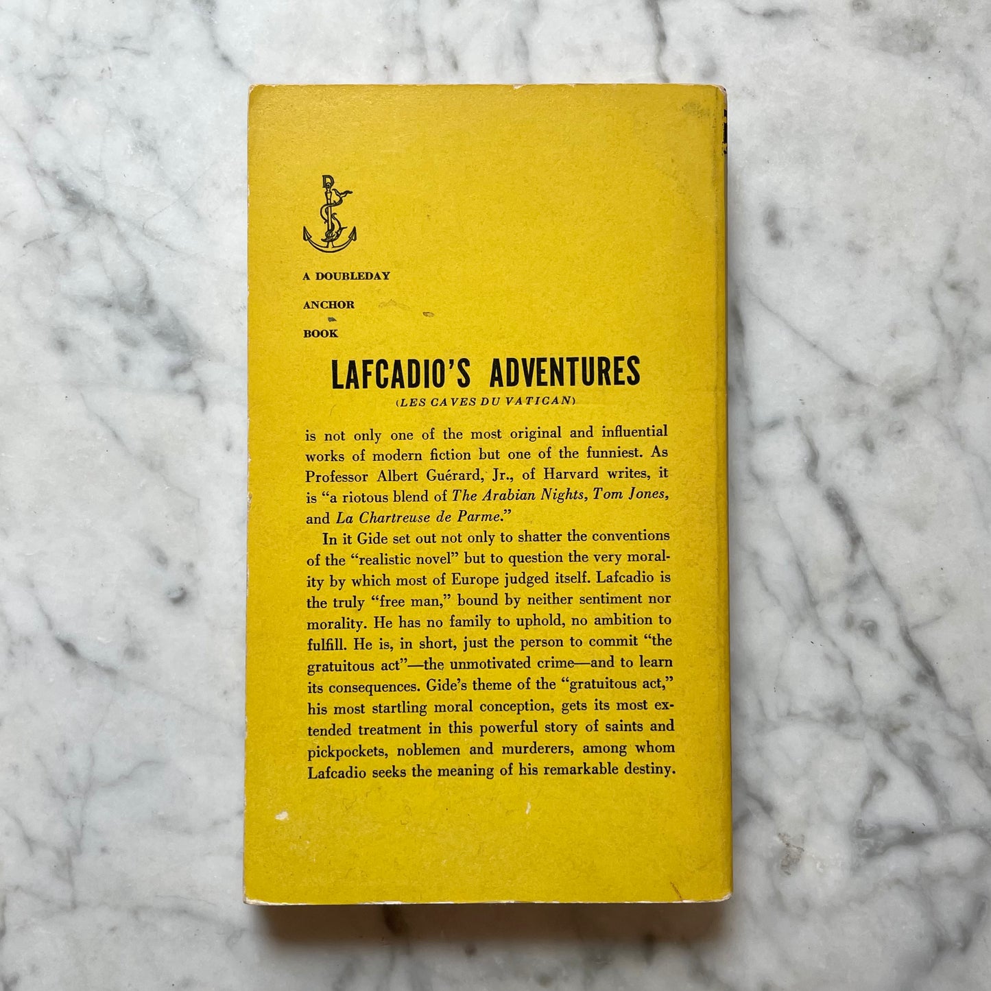 Edward Gorey Cover | Lafcadio’s Adventures by André Gide | 1953