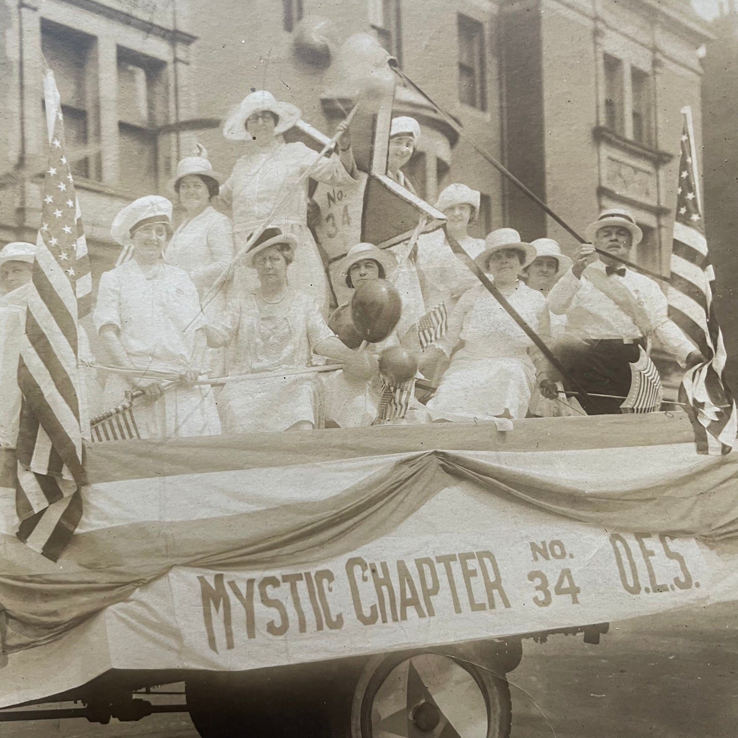 Order of the Eastern Star Parade Float Photo