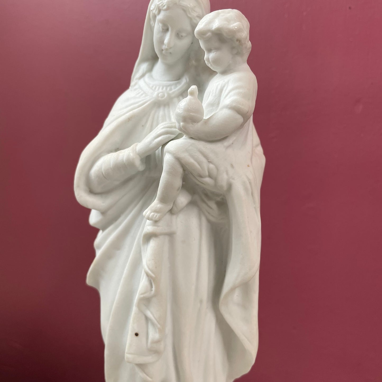 Antique Parian Statue of Mary
