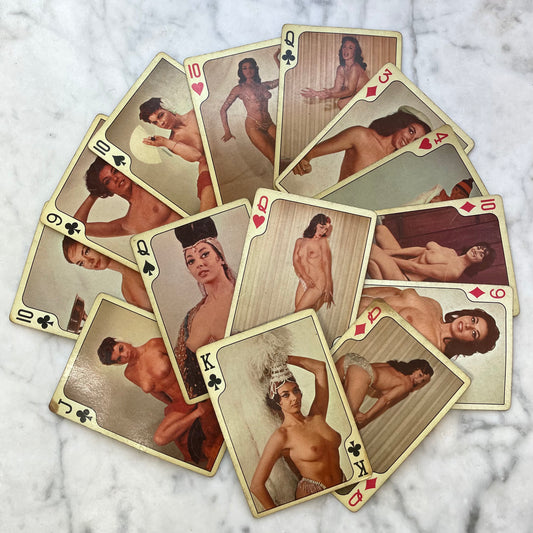 Vive Les Girls Vintage Nude Playing Cards