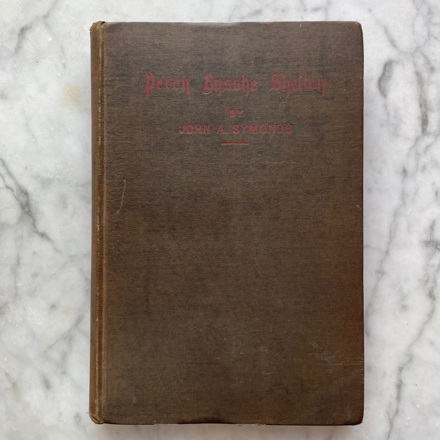 Biography of Shelley by John Addington Symonds, 1897