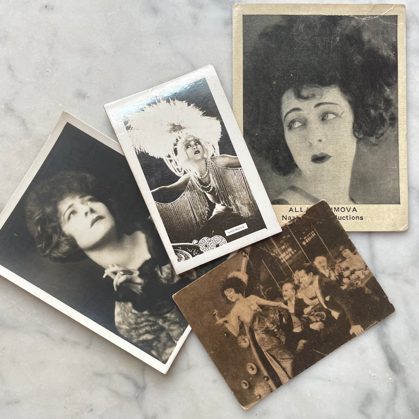 Alla Nazimova Cigarette Cards
