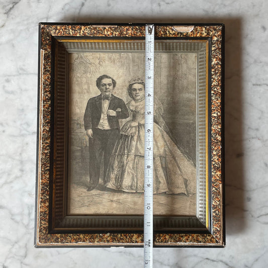 General Tom Thumb & Lavinia Framed Print