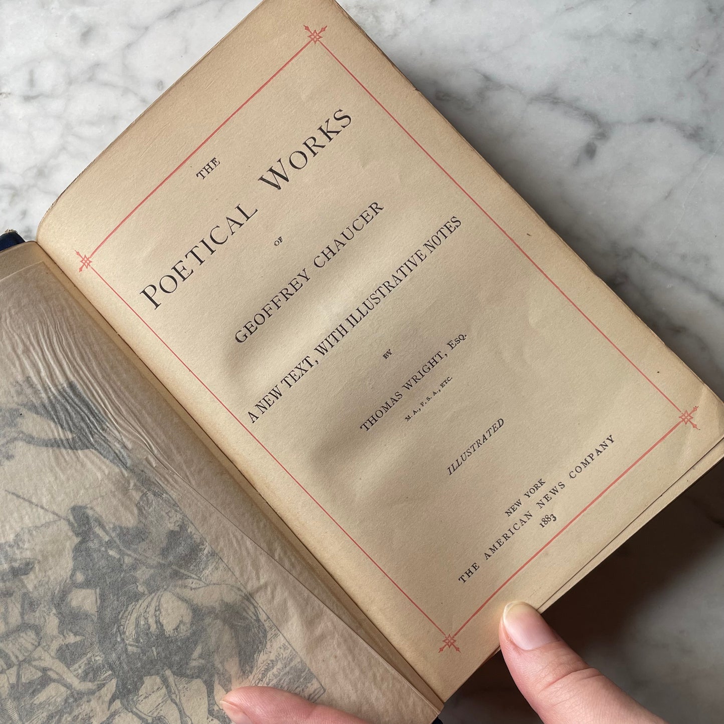 Works of Geoffrey Chaucer, 1883