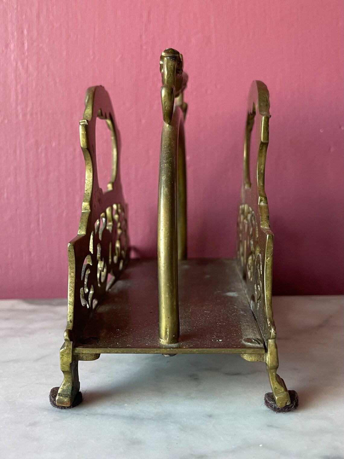 Antique Rococo Revival Letter Holder