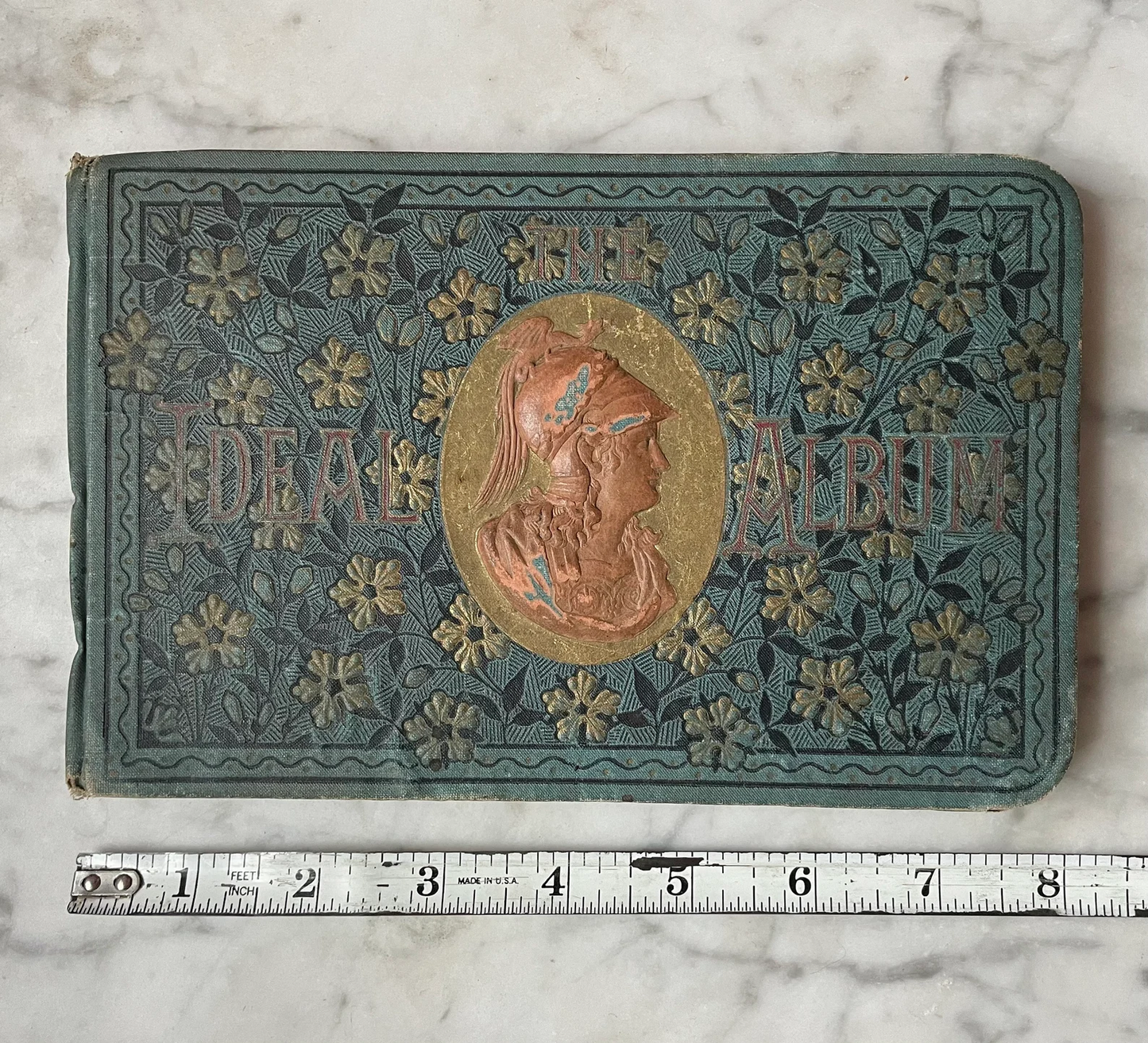 Victorian Autograph Album with Athena Cover