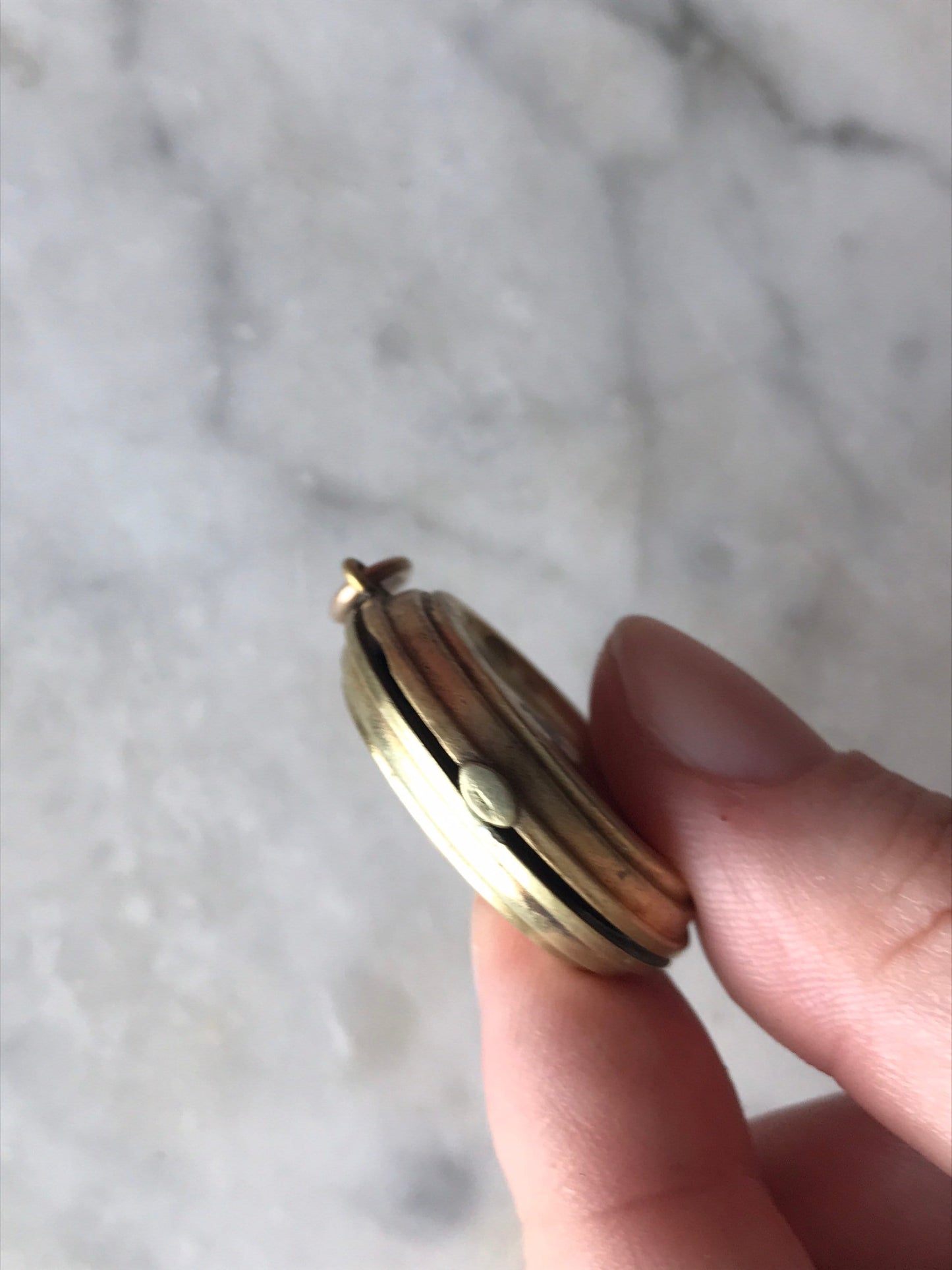 Victorian Brass Keepsake Locket