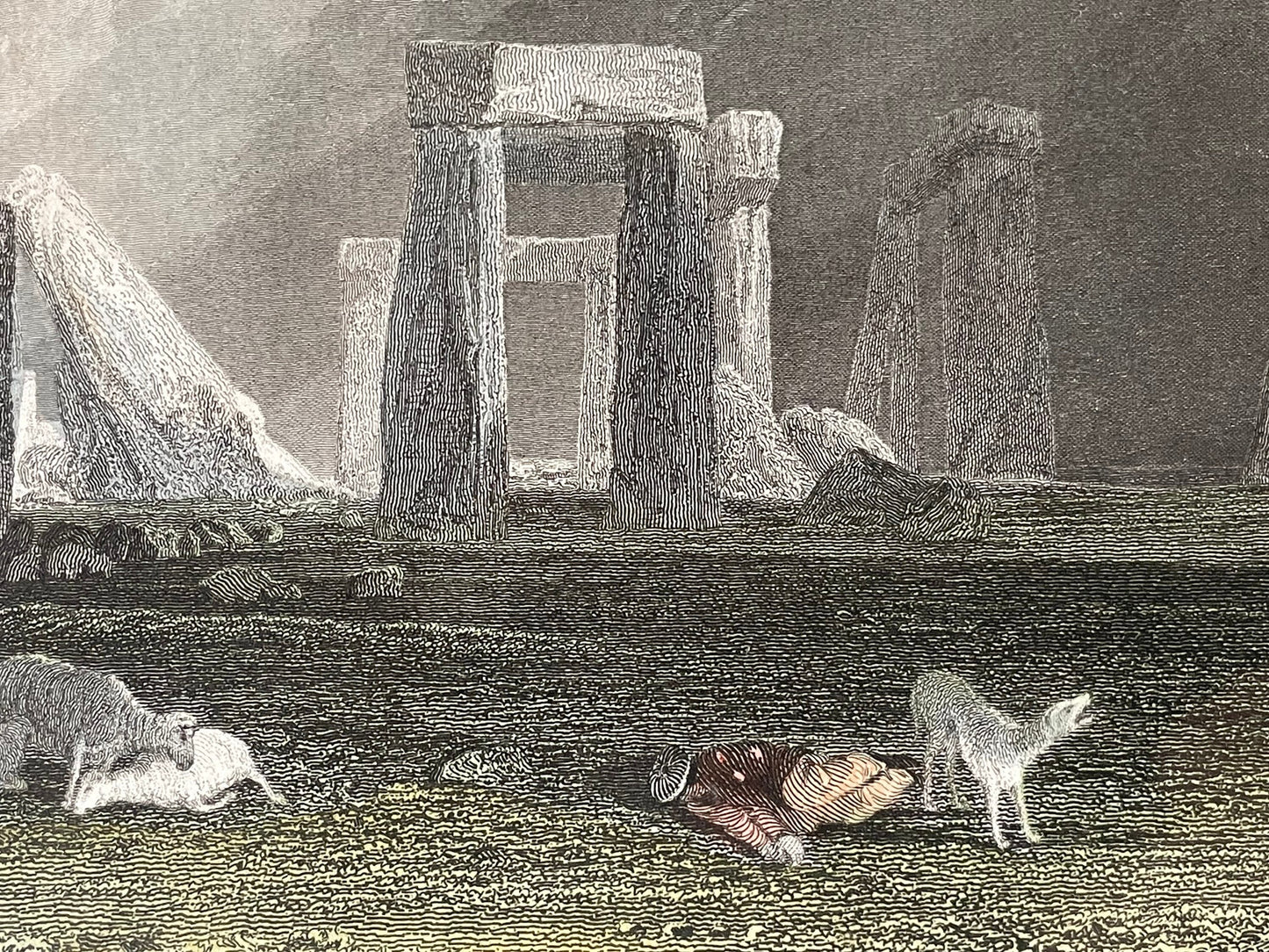 Stonehenge Print after Turner, 1830s