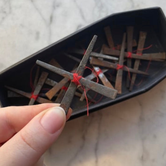 Antique Coffin Nail Charms