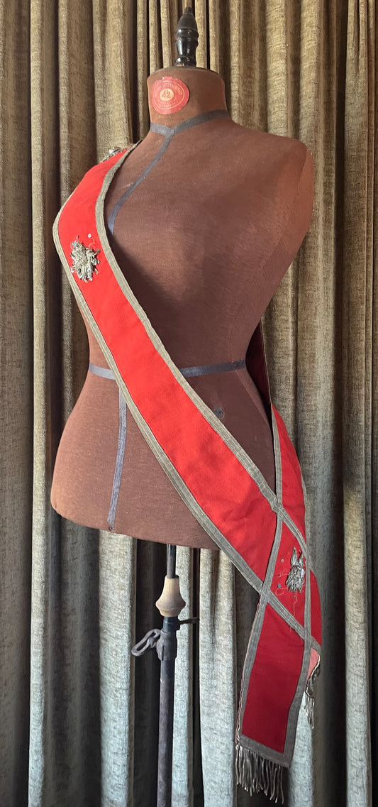 Antique Odd Fellows Ceremonial Sash