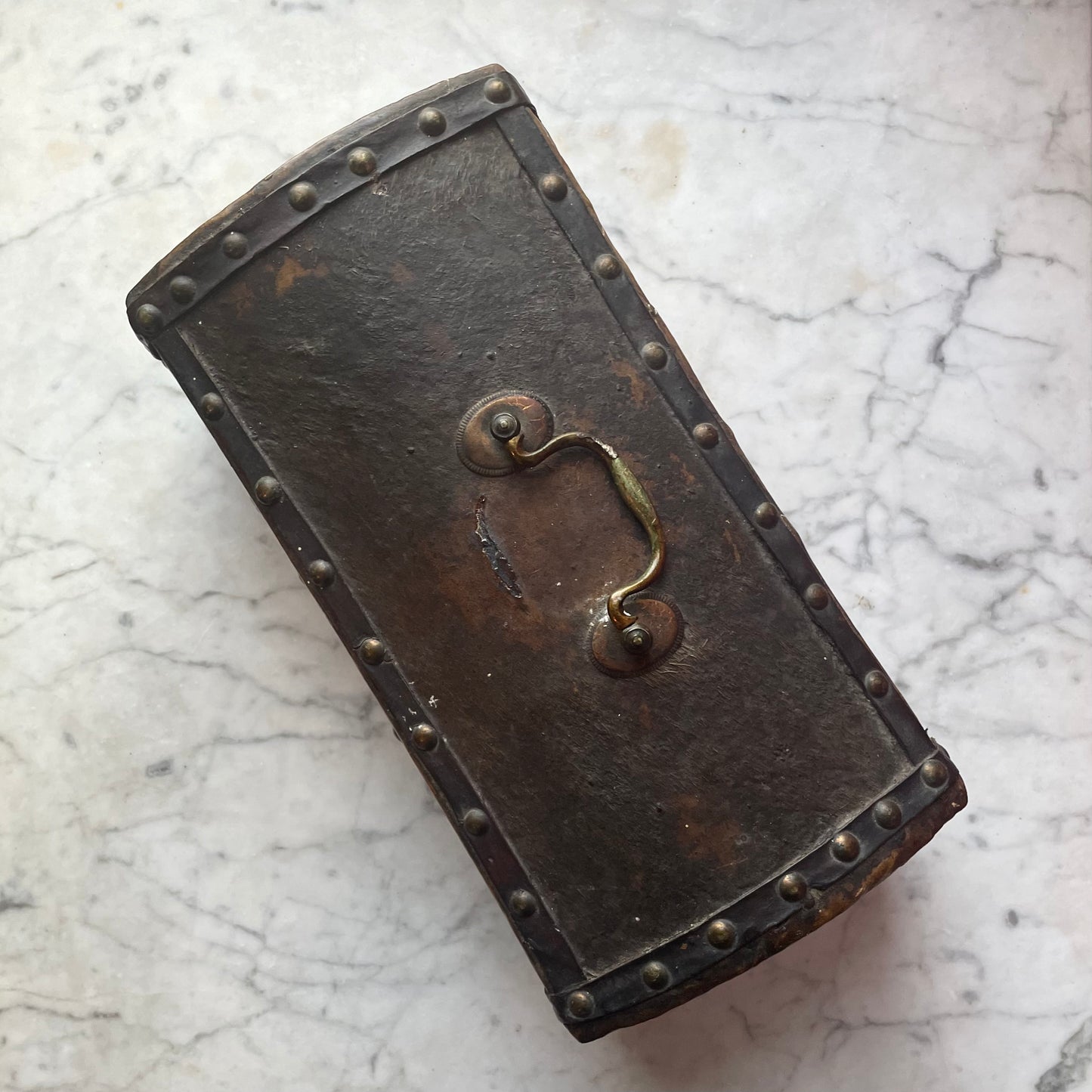 Early 19th Century Hide Covered Box