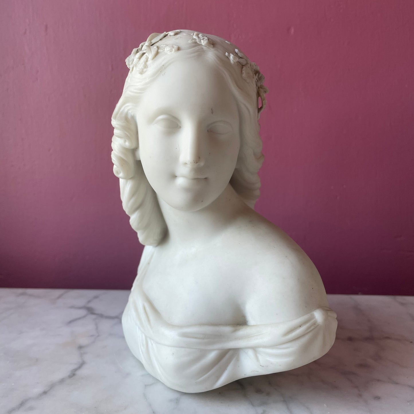 Victorian Parian Bust