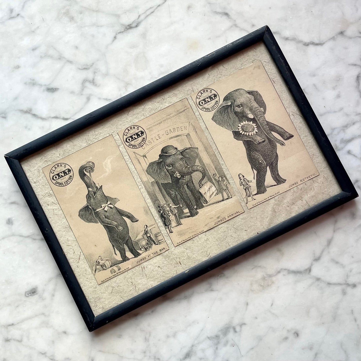 P.T. Barnum’s Jumbo the Elephant | Antique Trade Cards with Oscar Wilde