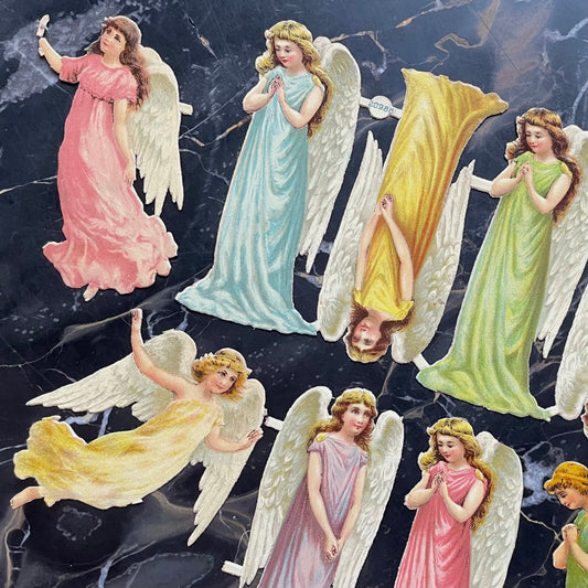 Victorian Die Cut Angels