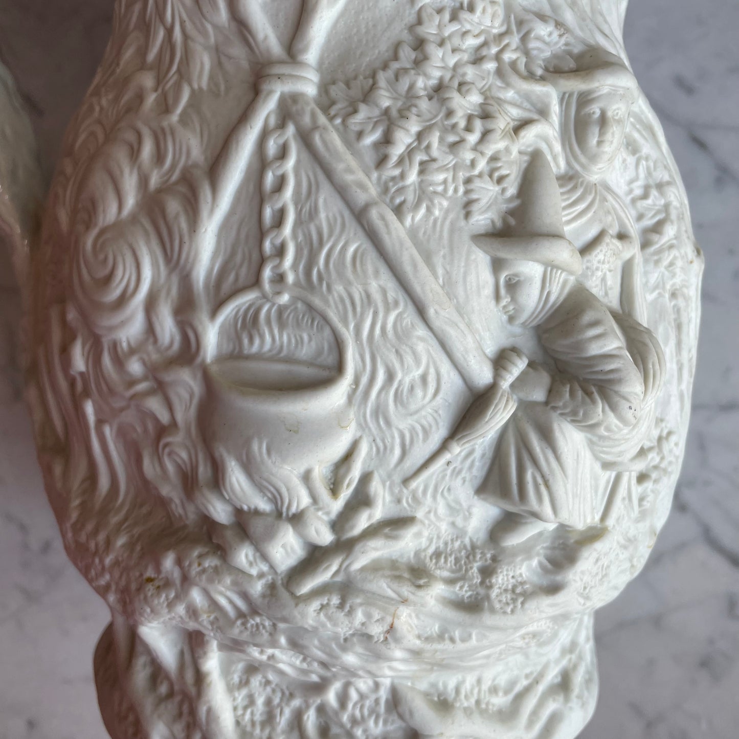 Antique Witch | Jones & Walley Stoneware Pitcher | “Gipsey” Pattern