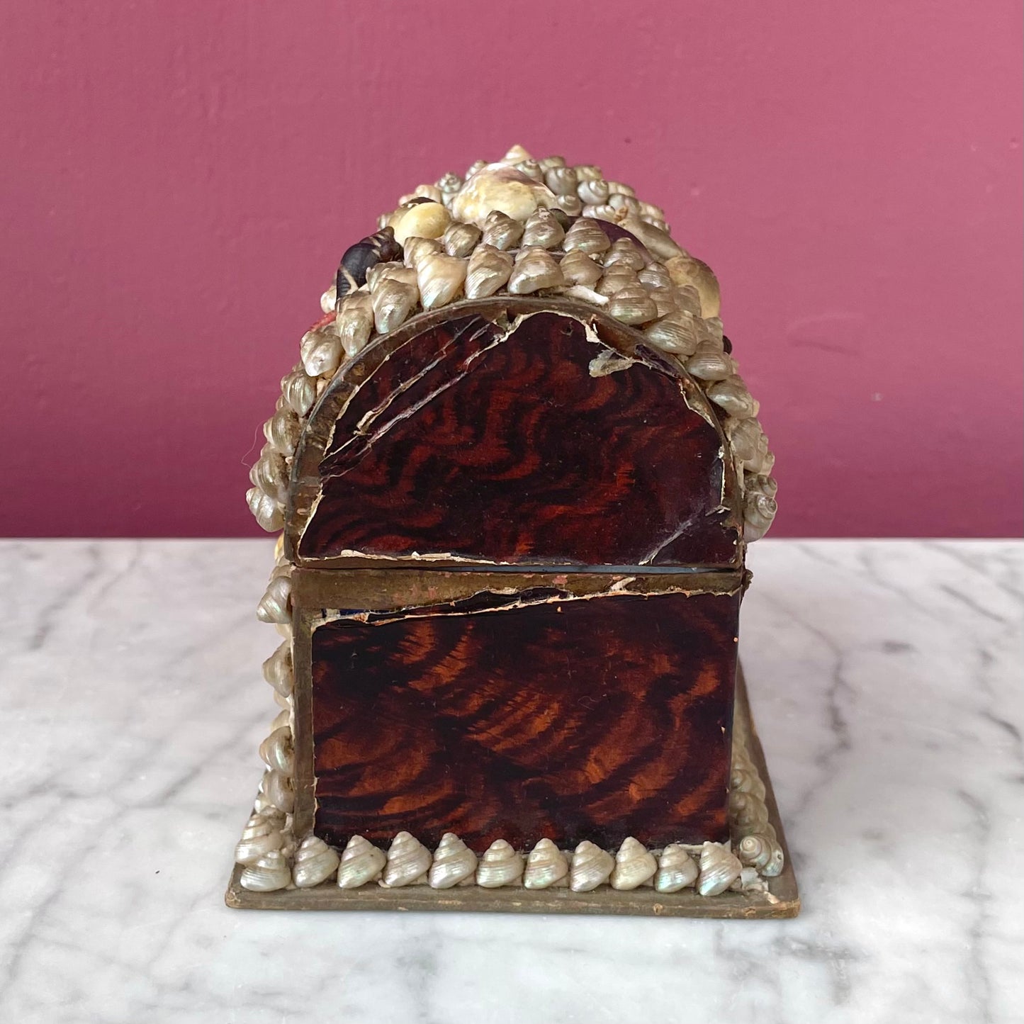Victorian Shellwork Treasure Chest