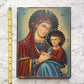 Vintage Orthodox Hand Painted Icon on Board | P. Koronakis | 1956