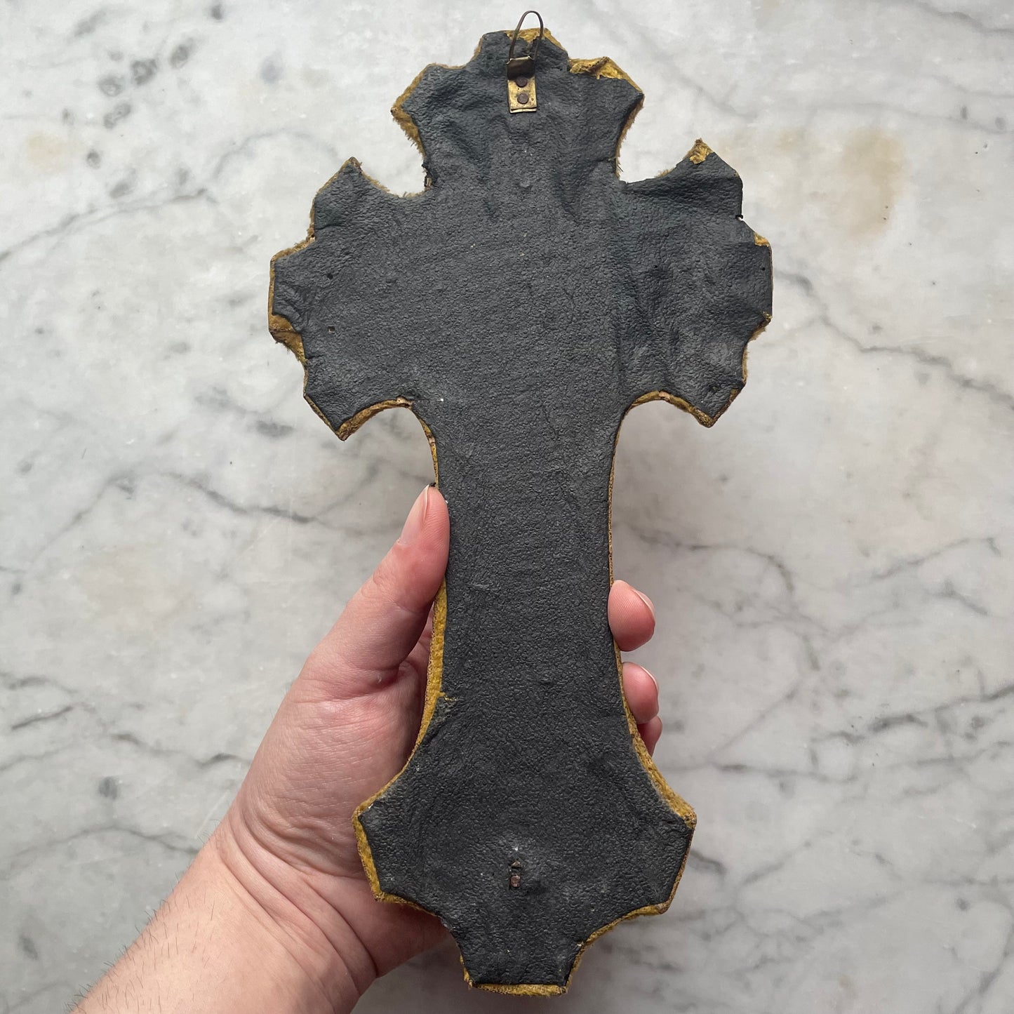 Antique French Velvet Holy Water Font