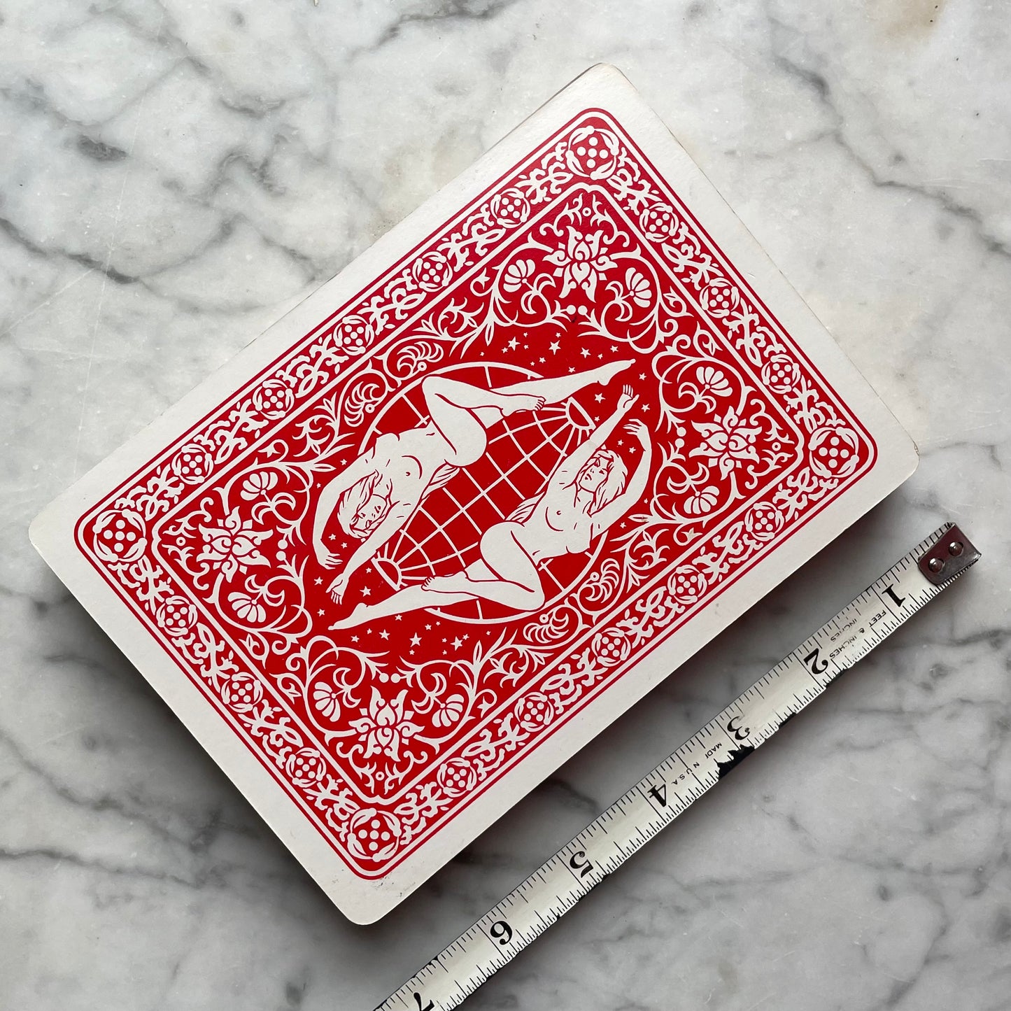 Extra Large Vintage Nude Pinup Girl Playing Card Deck