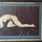 Antique Art Deco Framed Nude
