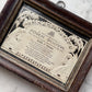 Victorian Mourning Die Cut in Original Frame