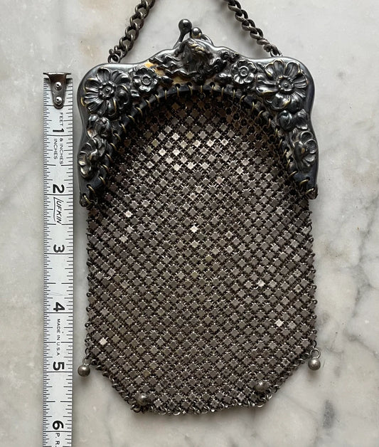 Antique Art Nouveau Mesh Purse